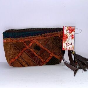 NWT RAJ Handmade Makeup‎ Bag